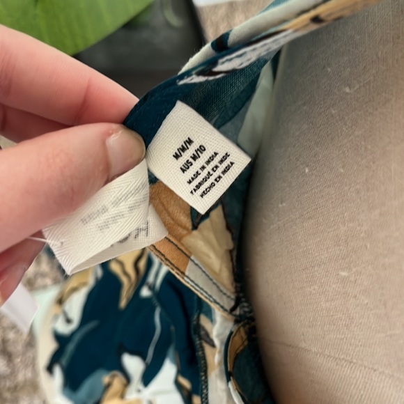 NWT ROXY Tassel Tie Up Ruffle Tank Floral Hibiscus Top Y2K Vintage 2000s Style - Picture 5 of 6